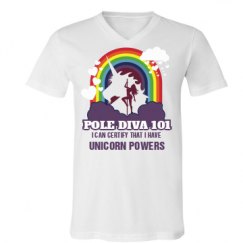 Unisex V-Neck Jersey Tee