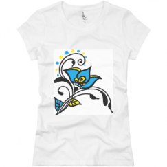 Ladies Slim Fit Basic Promo Jersey Tee