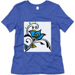 Ladies Relaxed Fit Super Soft Triblend Tee