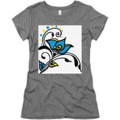 Ladies Slim Fit Super Soft Triblend Tee
