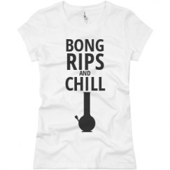 Ladies Slim Fit Basic Promo Jersey Tee