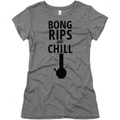 Ladies Slim Fit Super Soft Triblend Tee