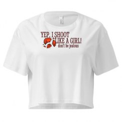 Ladies Festival Cali Crop Top Tee