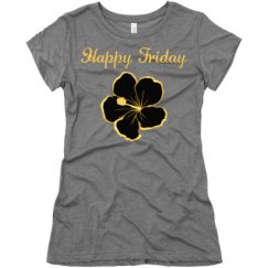 Ladies Slim Fit Super Soft Triblend Tee