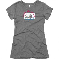 Ladies Slim Fit Super Soft Triblend Tee
