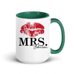 15oz Ceramic Mug with Color Inside