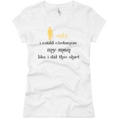 Ladies Slim Fit Basic Promo Jersey Tee