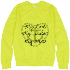 Unisex Neon Crewneck Sweatshirt