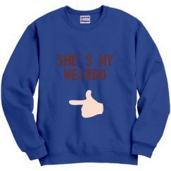 Unisex Film and Foil Crewneck Sweatshirt