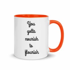 11oz Ceramic Mug with Color Inside