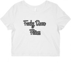 Ladies Slim Fit Crop Top Tee