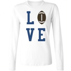 Ladies Relaxed Fit Basic Long Sleeve Tee