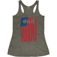 Ladies Slim Fit Super Soft Racerback Triblend Tank