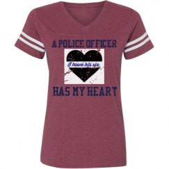 Ladies Relaxed Fit Vintage Sports Tee