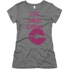 Ladies Slim Fit Super Soft Triblend Tee