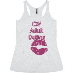 Ladies Slim Fit Super Soft Racerback Triblend Tank