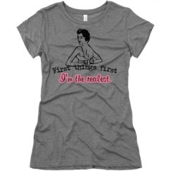 Ladies Slim Fit Super Soft Triblend Tee