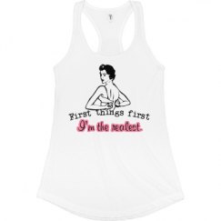 Ladies Slim Fit Racerback Tank Top
