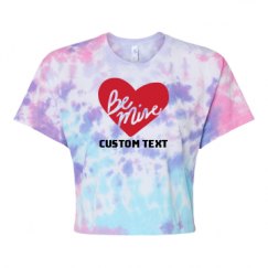 Women's Tie Dye Crop Top Tee