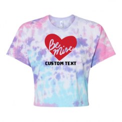 Women's Tie Dye Crop Top Tee