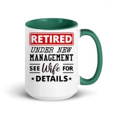 15oz Ceramic Mug with Color Inside