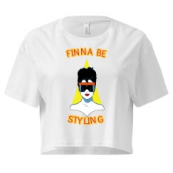 Ladies Festival Cali Crop Top Tee