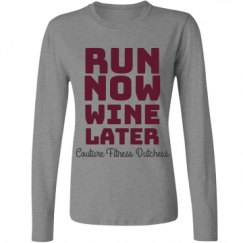 Ladies Relaxed Fit Basic Long Sleeve Tee