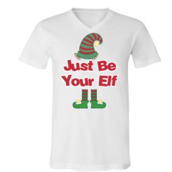 Unisex V-Neck Jersey Tee