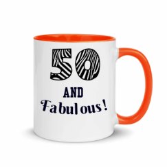 11oz Ceramic Mug with Color Inside