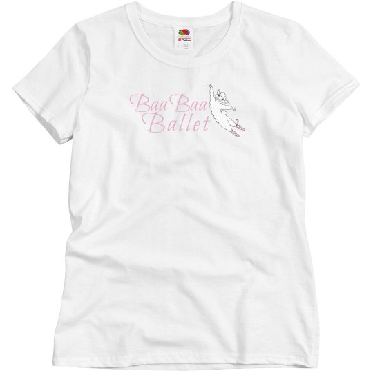 Baa Baa Ballet ladies relaxed tee
