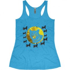 Ladies Slim Fit Super Soft Racerback Triblend Tank