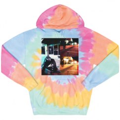 Unisex Tie-Dye Fleece Hoodie