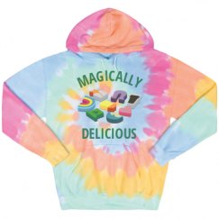 Unisex Tie-Dye Fleece Hoodie