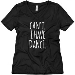 Ladies Relaxed Fit V-Neck Tee