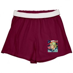 Slim Fit Cheer Shorts