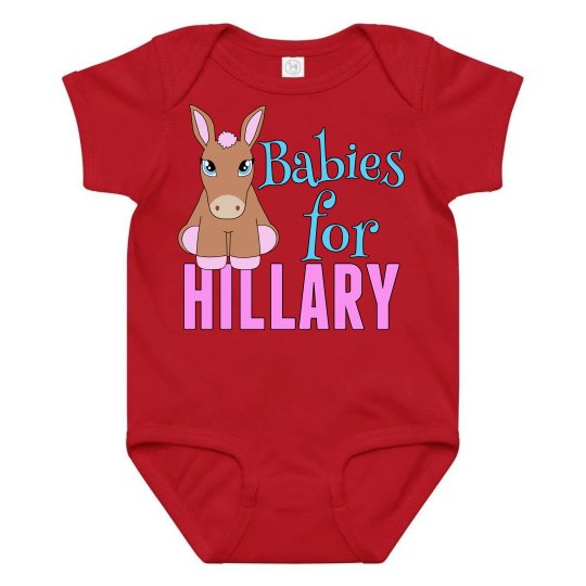 Babies For Hillary Pink Babies For Hillary Pink