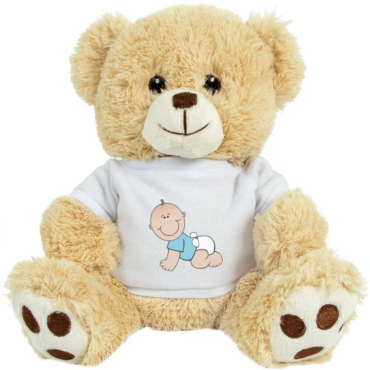 Baby Boy Plush Bear