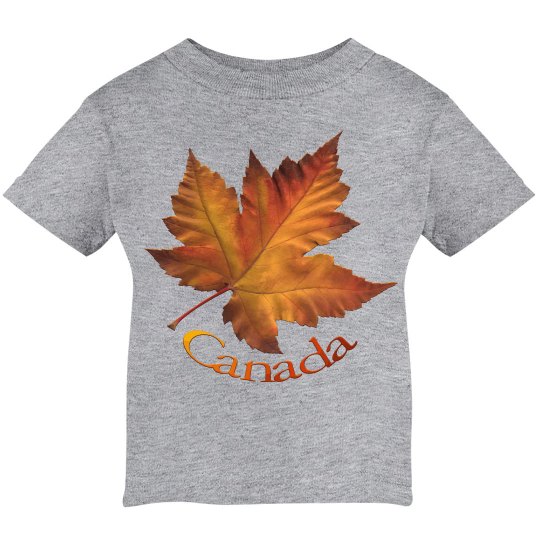 Baby Canada T-shirts - Canada Maple Leaf Baby Souvenirs