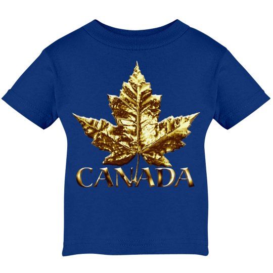 Baby Canada T-shirts - Sporty Gold Medal Souvenir Baby Canada T-shirts - Sporty Gold Medal Souvenir