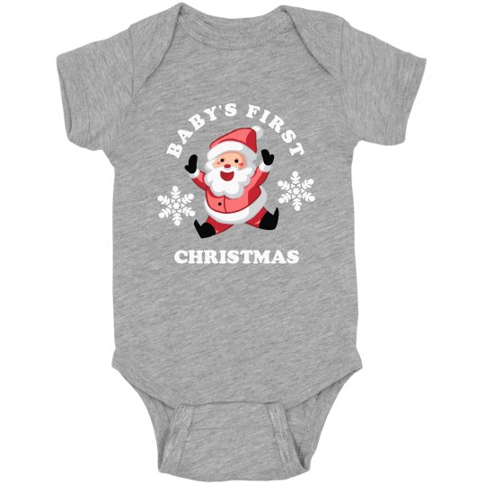 Baby's First Christmas Onesies