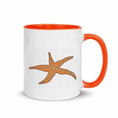 11oz Ceramic Mug with Color Inside