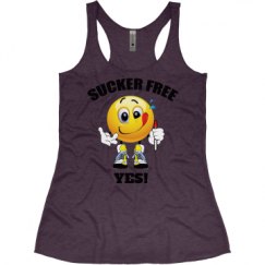 Ladies Slim Fit Super Soft Racerback Triblend Tank