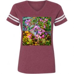 Ladies Relaxed Fit Vintage Sports Tee