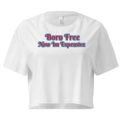 Ladies Festival Cali Crop Top Tee