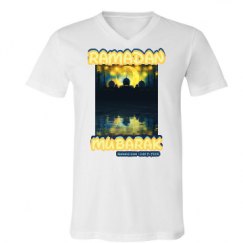 Unisex V-Neck Jersey Tee