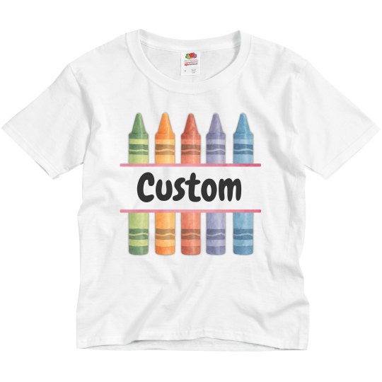 Back to School Crayon Name