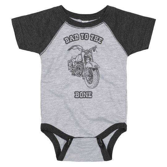 bad to the bone toddler shirt
