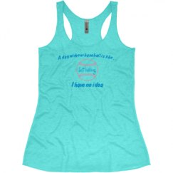 Ladies Slim Fit Super Soft Racerback Triblend Tank