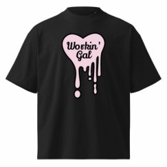 Unisex Organic Oversized High Neck T-Shirt