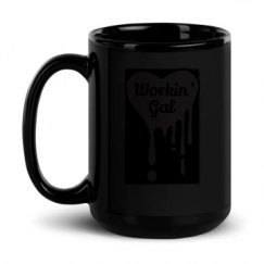 15oz Black Glossy Mug